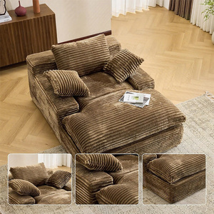 Bán Buôn Duy Nhất Bong Bóng Sofa Hiện Đại Nén Sofa Quá Khổ Vải Nhung Bọc Sofa Giường Đám Mây Ghế Sofa Không Có Lắp Ráp Yêu cầu - Product Image 2