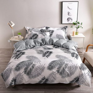 Conjunto Simples de Quatro Peças de Algodão 100% 300tc Eco-Friendly para Todos os Estações com Capa de Edredom - Product Image 2