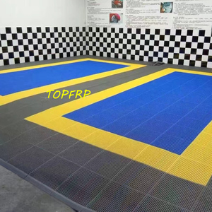 Pisos de plástico antideslizante/baldosas entrelazadas de PVC de garaje extraíbles para tienda de lavado de coches - Product Image 3