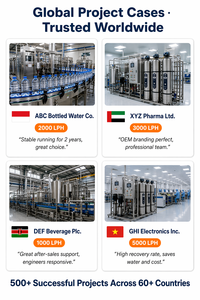 ระบบกรองน้ำอุตสาหกรรมแบบ Reverse Osmosis 250-5000 ลิตรต่อชั่วโมง SUS304 เครื่องกรองน้ำแบบปรับแต่งได้ตามความต้องการ (OEM) - Product Image 4