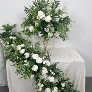 DKB Tela Artificial Rosa Boda Bola Decoración Multi-Ocasión Flor Centro de mesa Navidad Graduación Easter-OEM Bienvenido Uso en el hogar - Product Image 3
