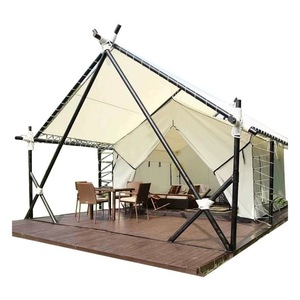 Carpa de camping Tengcheng para 6-8 personas, con refuerzo diagonal, tela Oxford, para las cuatro estaciones, de gran espacio, para glamping y resorts. - Product Image 2