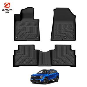 Tappetini per piedi a doppio strato con aggiornamento interno per tutte le stagioni per tappeti 3D Tpe per auto per Kia Sportage 2025 tappetini - Product Image 2