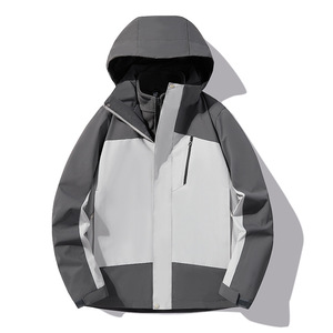 <span class=keywords><strong>Chaqueta</strong></span> con Capucha Personalizada <span class=keywords><strong>para</strong></span> Hombre <span class=keywords><strong>y</strong></span> <span class=keywords><strong>Mujer</strong></span>, Unisex, 3 en 1, Técnica, <span class=keywords><strong>para</strong></span> Exteriores, Resistente al Viento, Impermeable, Cálida, con Cierre, Relleno de Poliéster - Product Image 1
