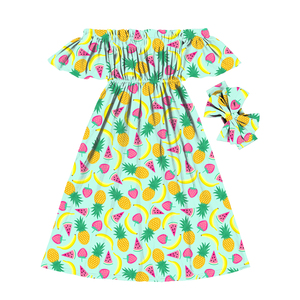 Vestidos de Fiesta para Niñas con Estampado de Flamencos, Vestidos Largos de Verano para Niñas, Vestidos Largos de Boutique para Niñas de 2 a 12 Años - Product Image 4
