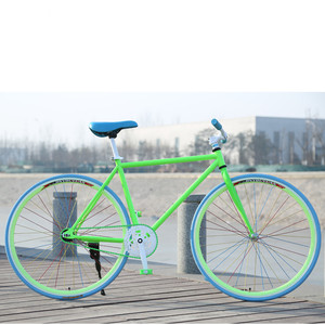 Vélo fixie Jack 700C entièrement en chromoly, vélo à vitesse fixe coloré, vélo à une seule vitesse - Product Image 1