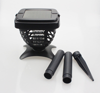 Lampe anti-moustiques solaire rechargeable pour le camping, contrôle des nuisibles, lampe LED, état solide, écologique