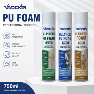 <span class=keywords><strong>Mousse</strong></span> <span class=keywords><strong>isolante</strong></span> en polyuréthane expansé PU de 750 ml pour toitures, fenêtres et murs, isolation thermique, ignifuge - Product Image 1