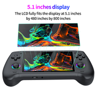 Console de jeu portable rétro M31, écran IPS 5,1'', plus de 30 émulateurs, système Linux, lecteur de jeux portable, vente en gros OEM