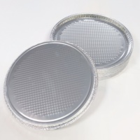 Barquette plate en aluminium moulé R330A fiable, 330*18mm, conteneur peu profond, qualité alimentaire, jetable, grande barquette à pizza en plastique