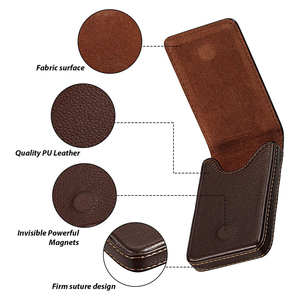 Arrebol Unisex Portable Slim PU Leather Business <b>Card</b> Case RFID Protected Short Pocket <b>Wallet</b> - Product Image 2