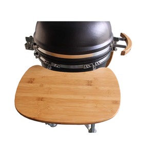 <span class=keywords><strong>Barbecue</strong></span> Kamado AUPLEX 21 pouces en fer et céramique avec buffet latéral, moderne, extérieur, au charbon de bois, sans fumée, durable - Product Image 5