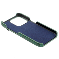 Housse de téléphone en cuir PU à motif crocodile en relief antichoc sur mesure pour iPhone 15 Pro Max