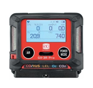 Détecteur de gaz portable Riken Keiki GX-3R Pro 5-en-1 H2S CO O2 LEL CO2, moniteur ATEX IP66/68 - Product Image 1