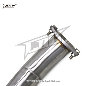 Auto Valvetronic Catback para <span class=keywords><strong>BMW</strong></span> <span class=keywords><strong>M5</strong></span> E60 5.0L 2003-2010 SUS304 Acero inoxidable Catback escape X tubo diseño silenciador escape - Product Image 2