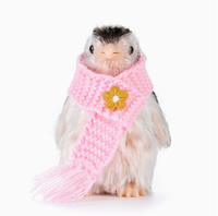 Pingouin réaliste en silicone avec poils implantés à la main, style Reborn, jouet de collection animal simulé