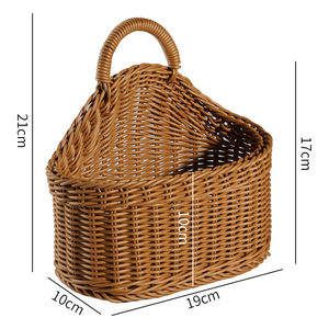 Cesta de Coco Cestas colgantes <span class=keywords><strong>Ratan</strong></span> Tejido Naturaleza Colgador de algodón Macramé natural Hecho a mano Regalo de yute Juego tejido a mano Hecho a mano - Product Image 6