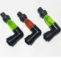 Capuchon de bougie d'allumage pour moto avec lumière LED, pièce de moteur pour bobine d'allumage