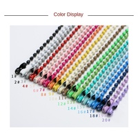 Bricolage fait à la main couleur peinture boule perle chaîne petit jouet poupée en plastique lanière étiquette pour bijoux accessoires et vêtements