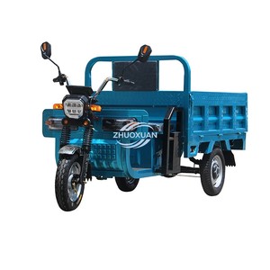 60V Battery Open Body Electric Three Wheeler 400kg Load Agricultural Cargo Trike - Product Image 3