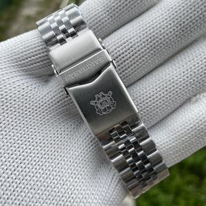 Reloj de Buceo STEELDIVE Oficial SD1953 de 40.5MM con Esfera Gris, Bisel de Cerámica Azul Luminoso, Cristal de Zafiro, 300M Automático Water Ghost - Product Image 5