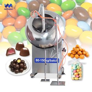 Machine automatique de polissage et de revêtement de sucre, de bonbons, de mini-laboratoire, d'acier, de tablettes de chocolat, de graines, de film pour bonbons - Product Image 1