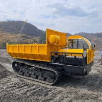 Camion benne sur chenilles 10 tonnes Euro 2 de haute qualité, neuf, avec moteur diesel Yuchai, conduite à gauche, pour mines, fermes et terrains accidentés Kuangcheng