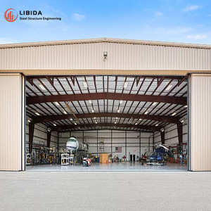 Personalizado Pré-fabricado Metal Prefab Durável Alta Estrutura De Aço Aircraft Warehouse <span class=keywords><strong>Hangar</strong></span> - Product Image 1