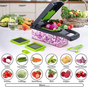 Picador de Verduras Profesional Multifuncional 15 en 1, Cortador de Alimentos, Rebanador de Verduras, Picador de Vegetales - Product Image 5