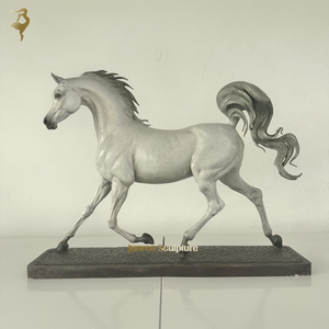 Artesanía de metal Venta caliente estatua de <span class=keywords><strong>caballo</strong></span> árabe escultura de bronce - Product Image 5