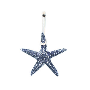 Décoration murale créative en résine colorée en forme d'étoile de mer, style côtier, petite taille, forme irrégulière, résines synthétiques, pièce unique - Product Image 4