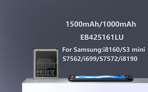 Productos al por mayor EB425161LU paquetes de baterías de teléfono móvil para Samsung <span class=keywords><strong>Galaxy</strong></span> <span class=keywords><strong>i8160</strong></span> S3 mini S7562 i699 S7572 i8190 batería - Product Image 3