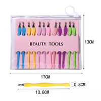 STALEKS Poussoir à ongles en acier européen pour éliminer les peaux mortes, manucure, outils de soin mat pour manucure et dépose de vernis