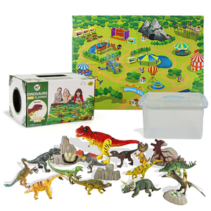 Juguetes <span class=keywords><strong>AL</strong></span> Por Thị Trưởng Nhựa Di Chuyển Khủng Long Đồ Chơi Với Chơi Mat - Product Image 2