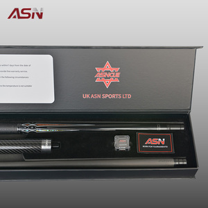 A-02-SET ASN Taco <span class=keywords><strong>de</strong></span> <span class=keywords><strong>billar</strong></span> profesional <span class=keywords><strong>de</strong></span> fibra <span class=keywords><strong>de</strong></span> carbono <span class=keywords><strong>de</strong></span> alta calidad, con junta central 1/2, pasador radial, ligero, <span class=keywords><strong>de</strong></span> 2 piezas - Product Image 3