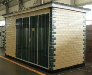 Subestação tipo caixa compacta inteligente exterior do equipamento do poder