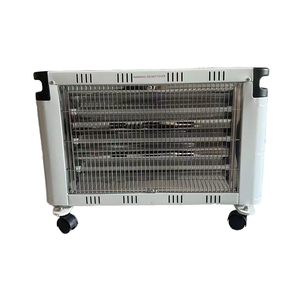 Chauffage infrarouge portable à quartz 2000W avec roues, protection anti-renversement, couverture de 230 à 275 m², <span class=keywords><strong>électrique</strong></span> pour usage domestique - Product Image 4