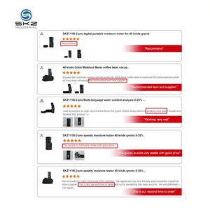 SKZ111B-2 Pro Smart Portable Digital Rapid <strong>Moisture</strong> Meter Analyzer 43-Kind Grain For <strong>Moisture</strong> Content <strong>Test</strong> - Product Image 2