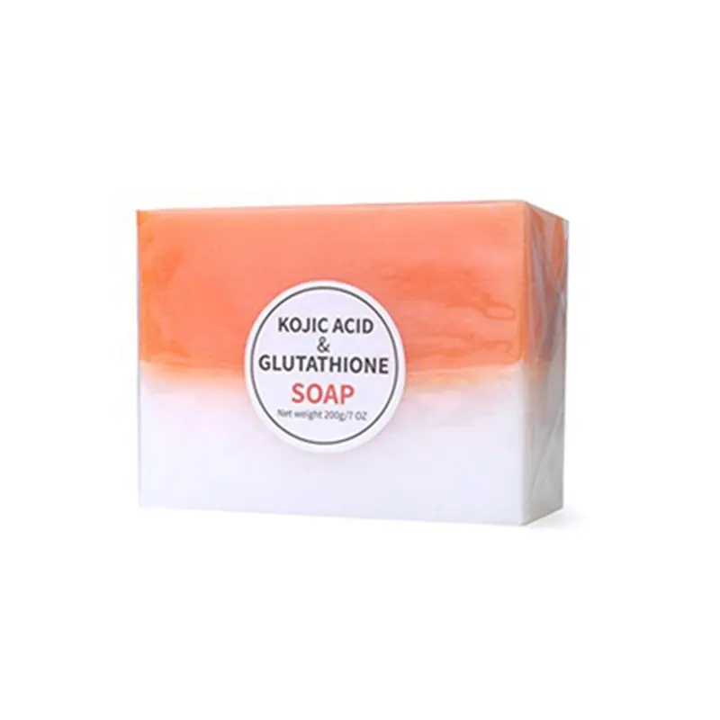 Cilt aydınlatma vücut peeling glutatyon sabun Kojie San yaşlanma karşıtı sabun Rebranding Kojie San cilt aydınlatma beyazlatma sabunu