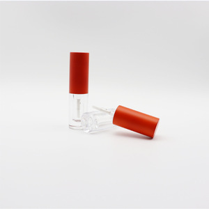 Mini Tube de brillant à lèvres rouge coloré 1.5ml, nouveau Tube de rouge à lèvres, récipient cosmétique transparent Mini potelé 3.5ml Tube de brillant à lèvres vide - Product Image 4