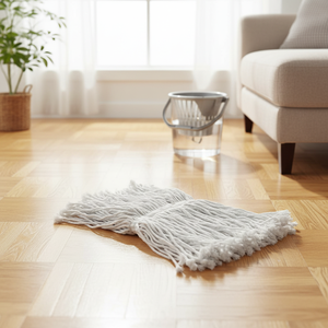 Gizmop 375 Gr Wet <b>Mop</b> <b>Microfibre</b> Fabric Rectangular Head Parquet Flooring Self-Wringer Antibacterial Durable Reusable DryWet - Product Image 3