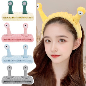 OEM Best-selling Cartoon <strong>Snail</strong> Plush Hairband Creative Sweet Women's Hair Accessories Korean-style Cute Geometric <strong>Headband</strong> - Product Image 2