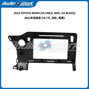 Uv noir pour 2022 TOYOTA NOAH cadre d'autoradio 10.1ch Fascia stéréo tableau de bord installer panneau de garniture Kit de plaque de voiture cadre de lecteur RHD - Product Image 2
