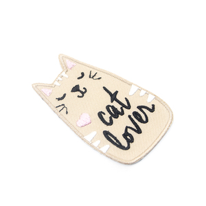 Moda diseñador personalizado Logo ropa bolsa accesorios parche bordado a mano con hierro en la espalda parches tejidos - Product Image 3