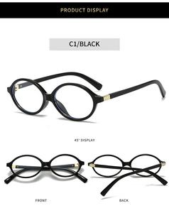 New <strong>Korean</strong> Classic PC Pin Design Blue Light Blocking Reading <strong>Glasses</strong> Trendy Frame Simple Unique Custom LOGO Round Unisex - Product Image 6