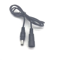 1m 5.5x2.1mm DC Conducteur en cuivre Prise d'alimentation mâle à femelle Câble d'extension industriel