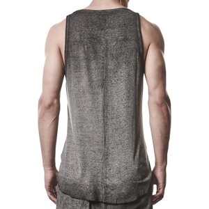 Camiseta sin Mangas de Alta Gama para Hombre, 100% Algodón de Alta Calidad, Camiseta Deportiva con Logotipo Personalizado para Hombre - Product Image 2