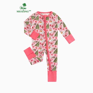 ミオジングカスタムハングタグ ソフトで通気性のある180gsm竹パジャマ 卸売 竹ベビー服 ブティック向け - Product Image 1