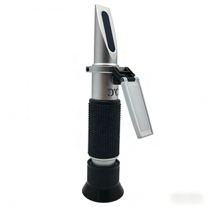 Réfractomètre portable à double échelle 0-32% <span class=keywords><strong>sucre</strong></span> 0-28% salinité sel Brix ATC pour l'eau de mer et <span class=keywords><strong>les</strong></span> aquariums - Product Image 1