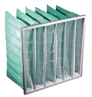 8 Poches 592*592*610mm 2600 m³ Par Heure Sac Synthétique Ventilation Filtres à Air F5 F6 F7 F8 F9 avec Cadre en Aluminium